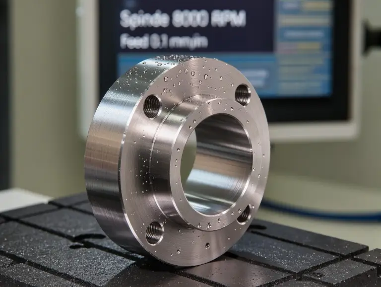 CNC machining of 316L material flange components