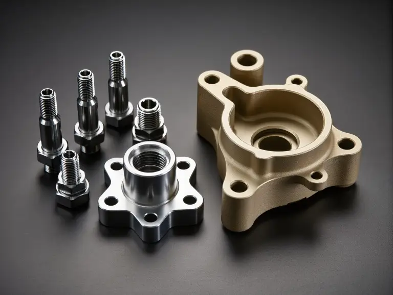 Tandwielen van titaniumlegering en lagers van aluminiumlegering