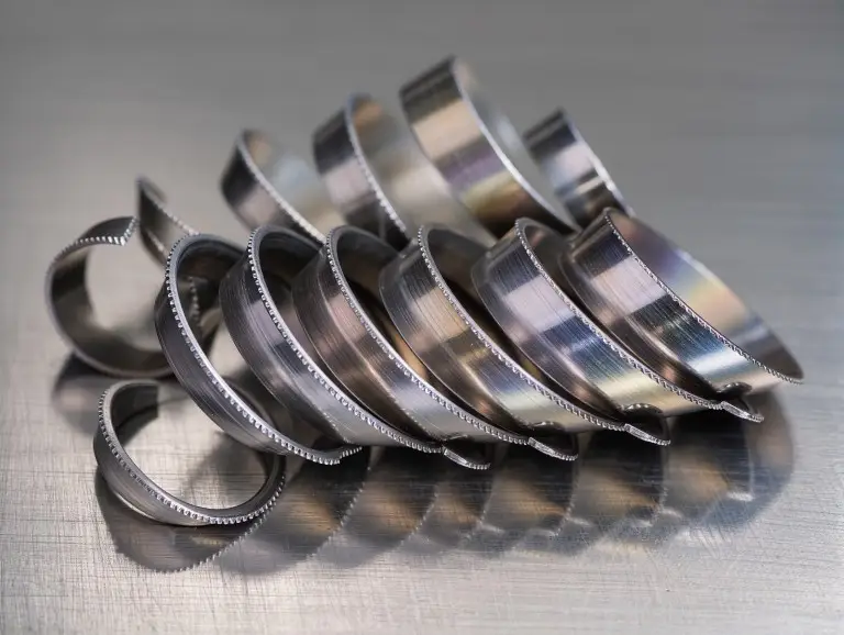 Stainless steel spring sheet stampings