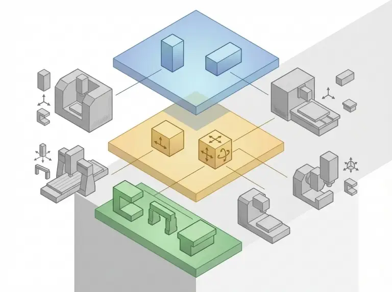 Mappa di classificazione per tipi di fresatrici CNC