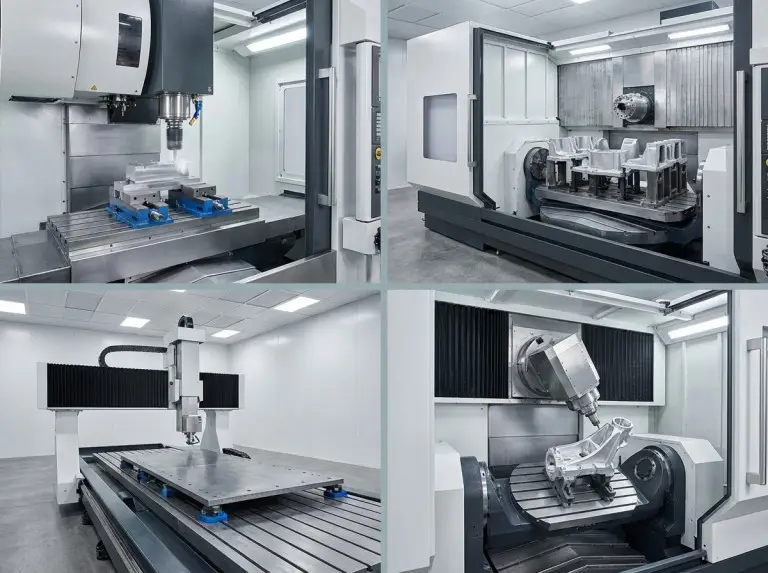 Principali tipi di fresatrici CNC